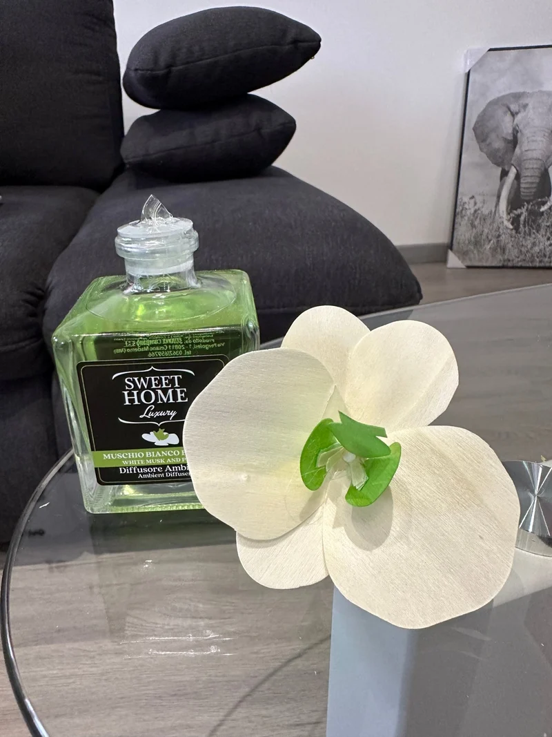 Diffusore Ambiente 150ml con Fiore – 5 Fragranze Eleganti per Ogni Casa
