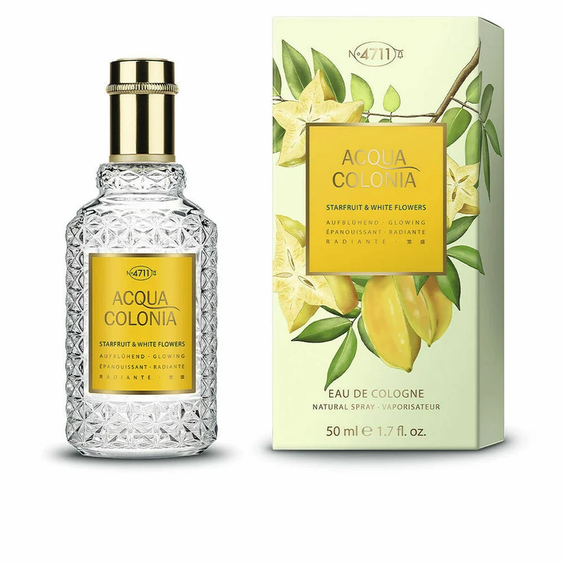 Unisex parfyymi 4711 Acqua Colonia EDC 50 ml Carambola Valkoiset kukat