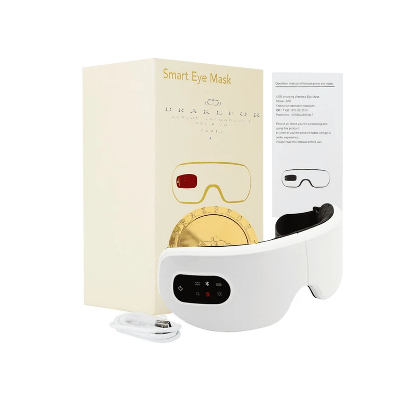 Anti-ageing silmien hierontalaite Drakefor DKF-MASKPRESS Musta