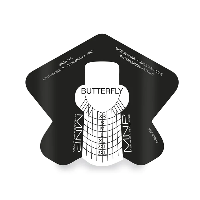 Mesauda MNP Cartine per Unghie Butterfly