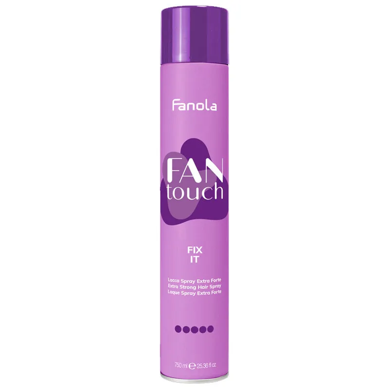 Fanola Fan Touch Fix It 750ml - Lacca spray extra forte