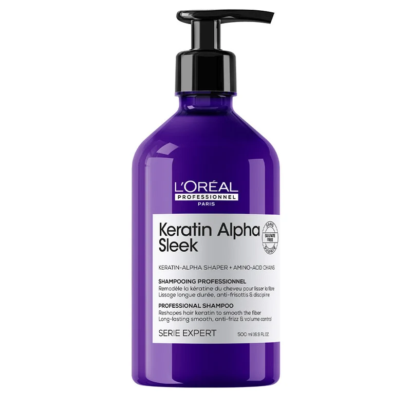 L'Oréal Professionnel Keratin Alpha Sleek Shampoo Disciplinante 500ml
