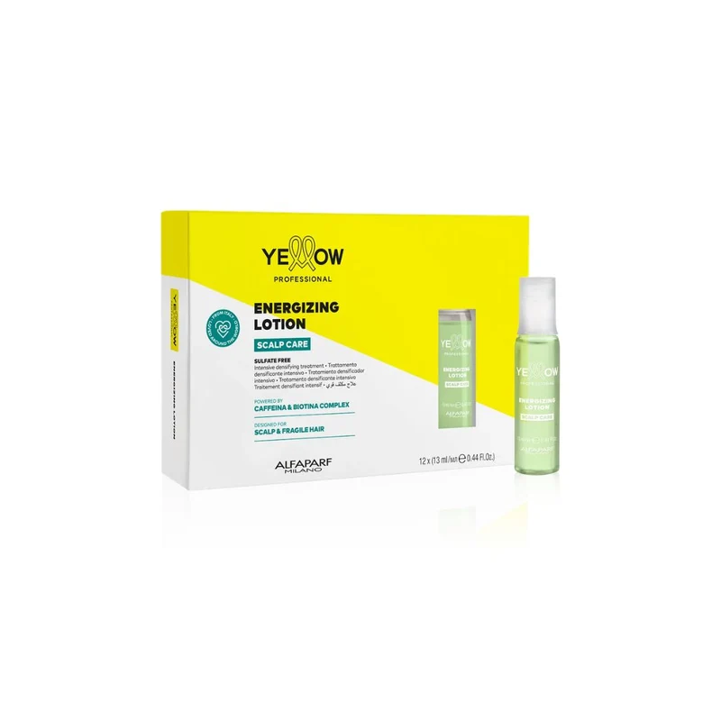 ALFAPARF YELLOW ENERGIZING LOTION 12X13ML