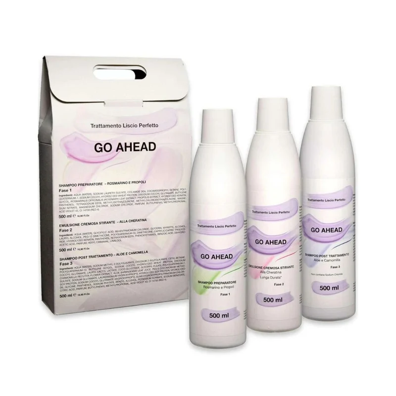 ROIAL GO AHEAD KIT TRATTAMENTO LISCIO PERFETTO 500MLX3