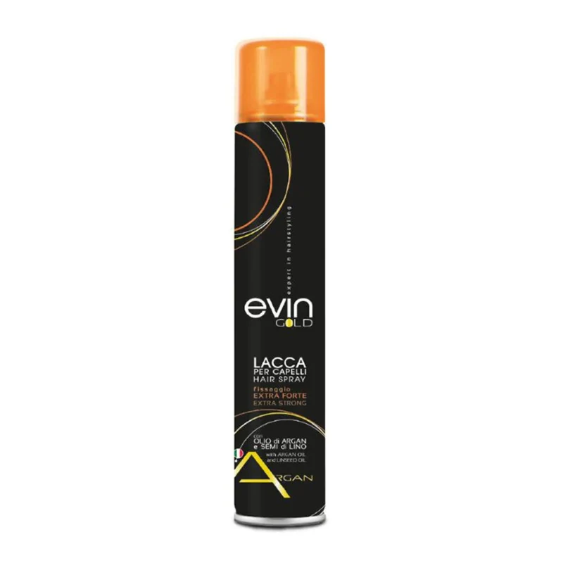 EVIN RHOSE LACCA EXTRA STRONG OLIO DI ARGAN E SEMI DI LINO 500ML