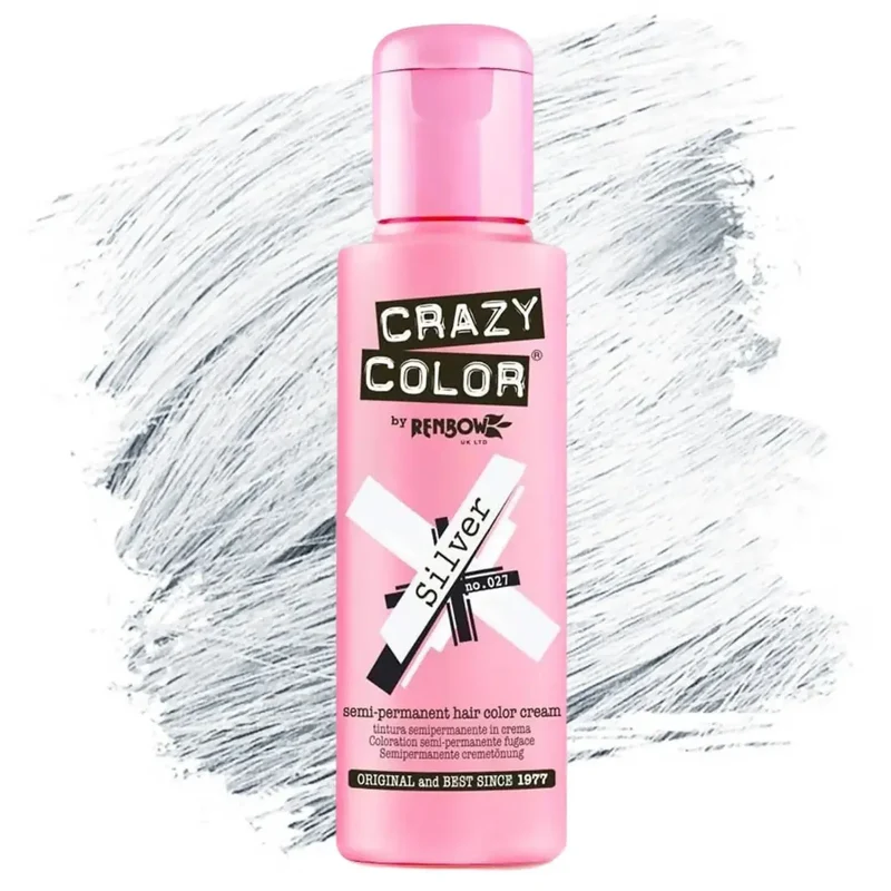 CRAZY COLOR 027 SILVER 100ML