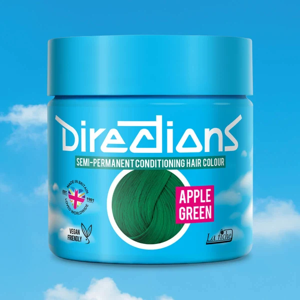 Directions Apple Green 100ml - Tinta semipermanente per capelli