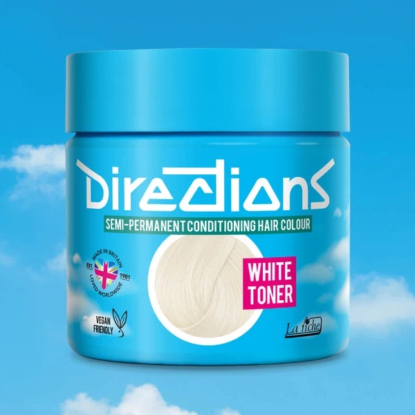 Directions White Toner 100ml - Tinta semipermanente per capelli