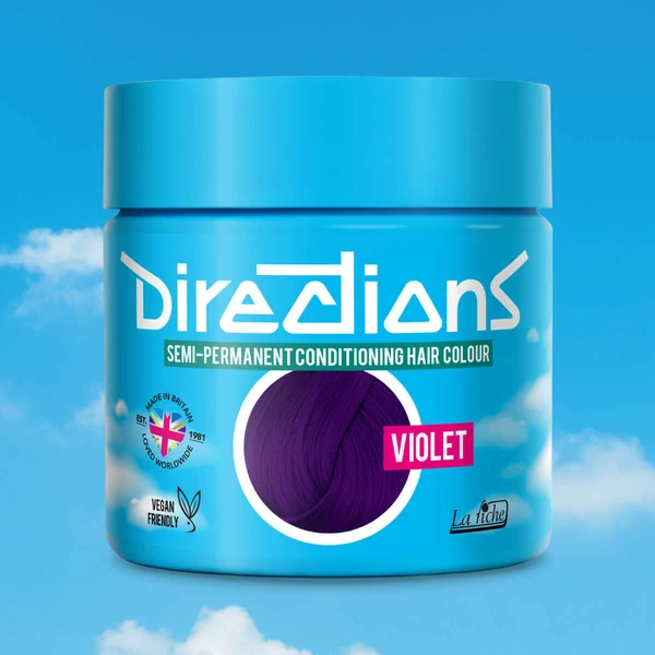 Directions Violet 100ml - Tinta semipermanente per capelli