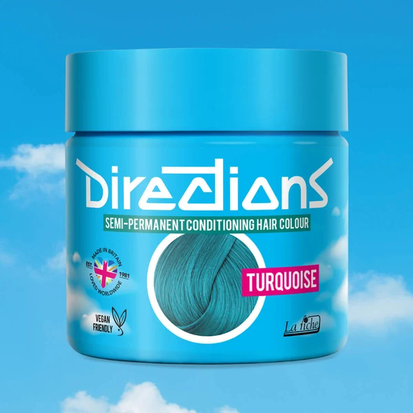 Directions Turquoise 100ml - Tinta semipermanente per capelli