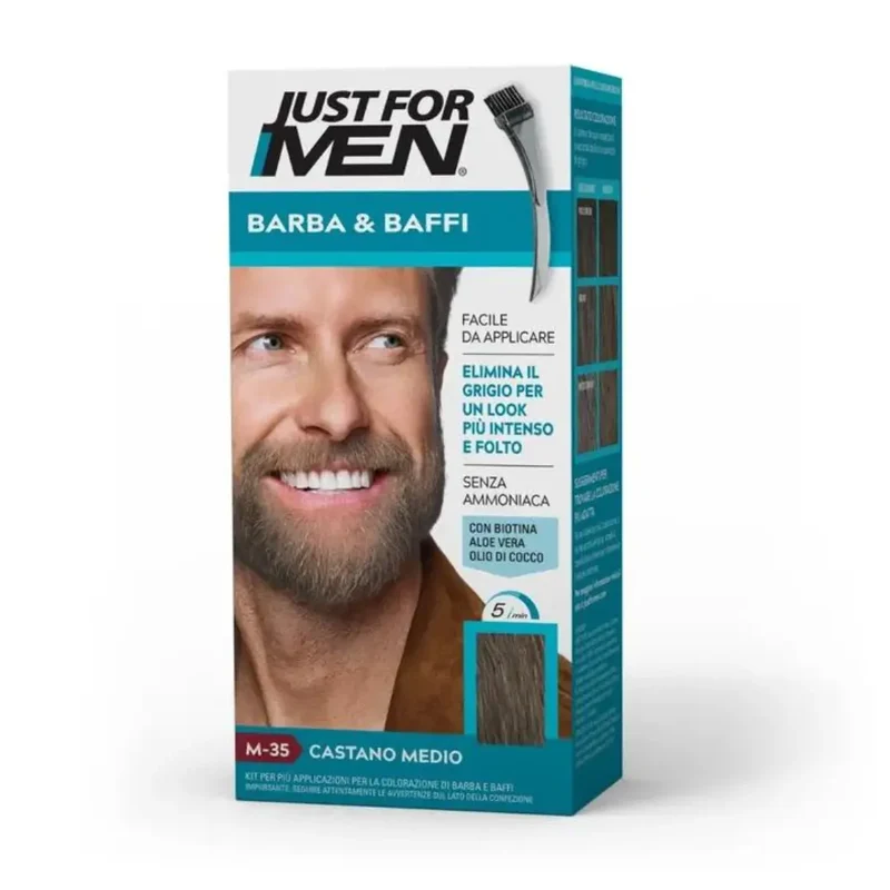 JUST FOR MEN BARBA E BAFFI CASTANO MEDIO