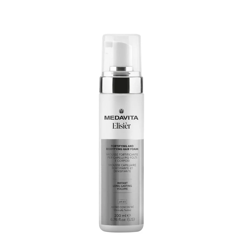 Medavita Cute Elisièr Fortifying And Bodyfying Hair Foam 200ml - mousse fortificante densificante