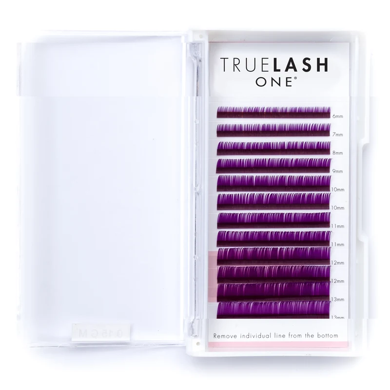True Lash Ciglia One to One mixed viola C 0,15 mm 6 - 13