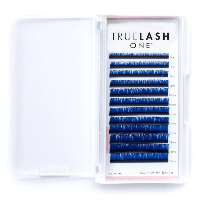 True Lash Ciglia One to One mixed blu C 0,15 mm 6 - 13
