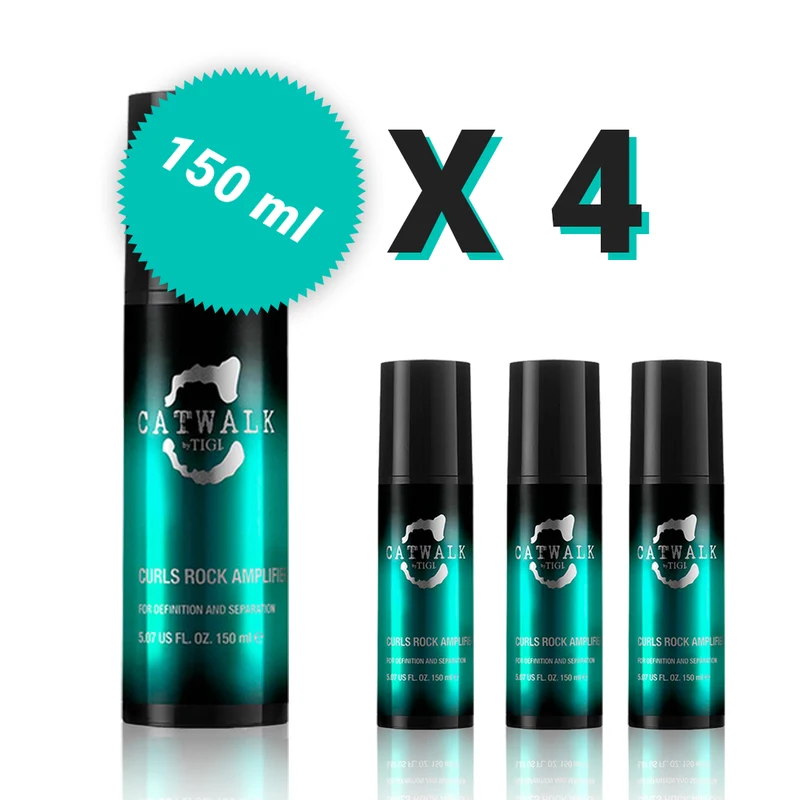 TIGI CATWALK CURLS ROCK AMPLIFIER - 4 PEZZI 150ML