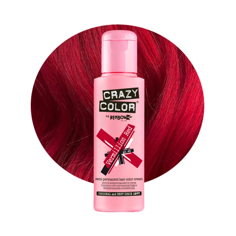 CRAZY COLOR - VERMILLION RED