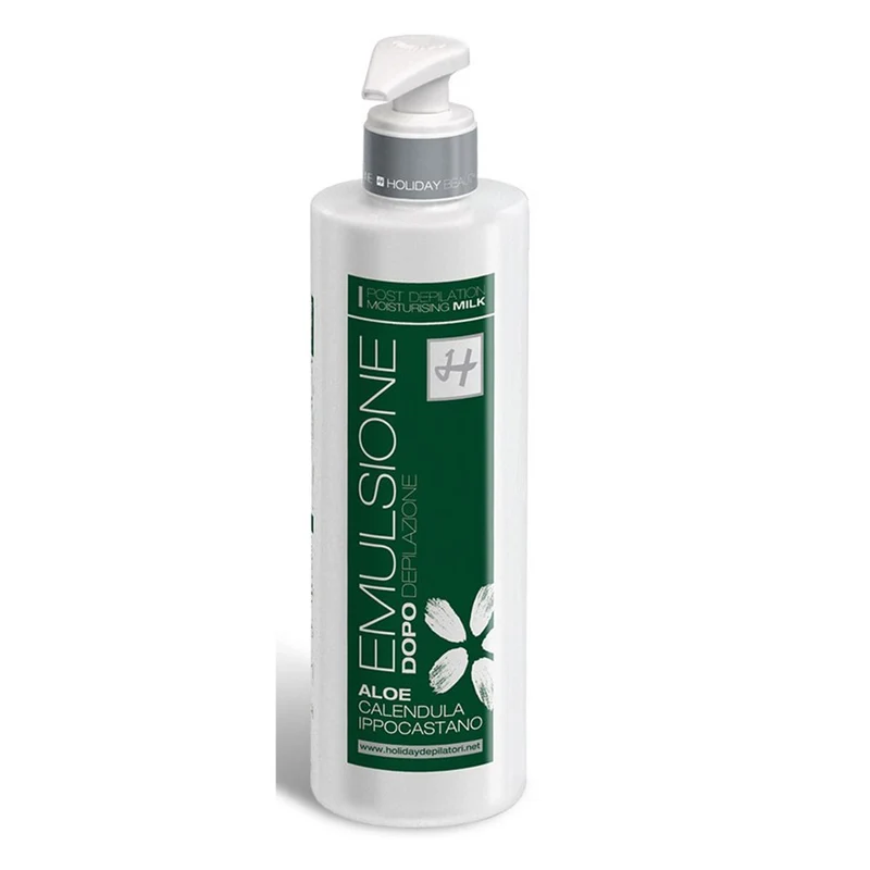 HOLIDAY EMULSIONE DOPOCERA LATTE ALL’ALOE, IPPOCASTANO E CALENDULA 500ML