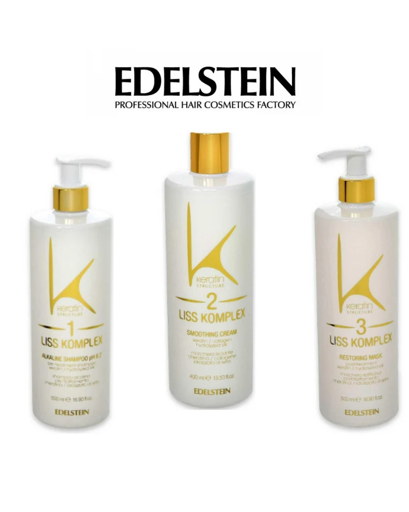 EDELSTEIN KIT KERATIN LISS COMPLEX 3 STEP