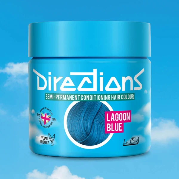 Directions Lagoon Blue 100ml - Tinta semipermanente per capelli