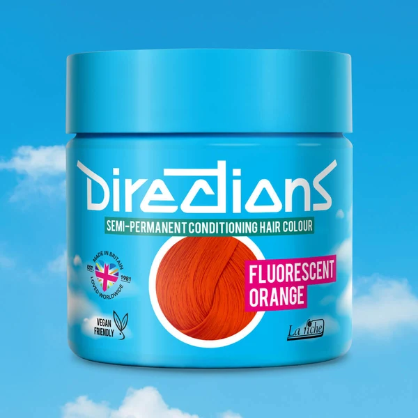 Directions Fluorescent Orange 100ml - Tinta semipermanente per capelli