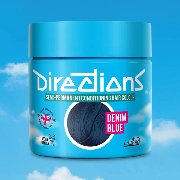 Directions Denim Blue 100ml - Tinta semipermanente per capelli