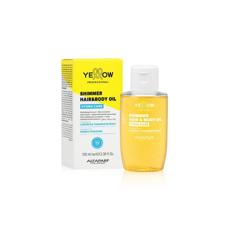 ALPAPARF YELLOW HYDRA SHIMMER HAIR&BODY OIL 100ML