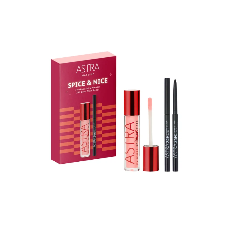 ASTRA KIT SPICE & NICE LIP GLOSS + MATITA OCCHI