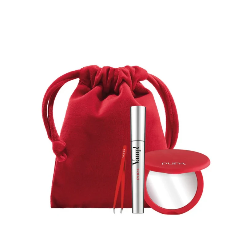 CONF. PUPAMAKE-UP KIT MASCARA + PINZETTA + SPECCHIO + POCHETTE