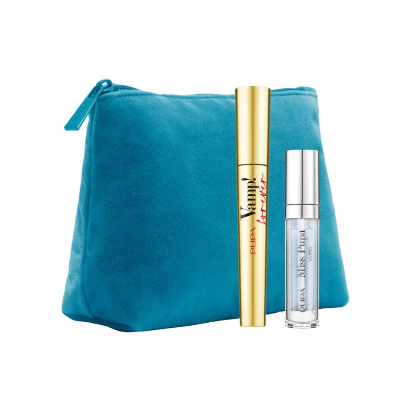 CONF. PUPAMAKE-UP KIT MASCARA + GLOSS + POCHETTE