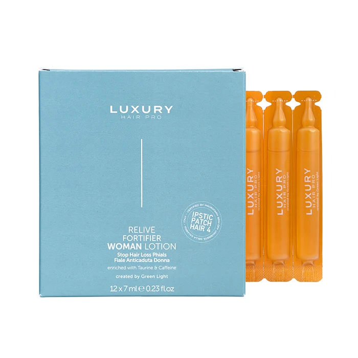 Luxury Hair Pro Relive Fortifier Woman Lotion - Fiale Anticaduta Donna