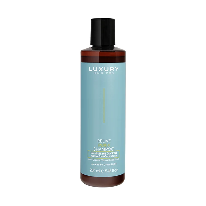 Luxury Hair Pro Relive Purix Shampoo 250ml - Shampoo Forfora Cute Secca