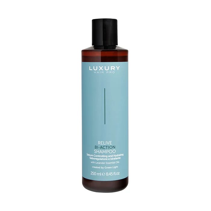 Luxury Hair Pro Relive Bi-Action Shampoo 250ml - Shampoo Seboregolatore