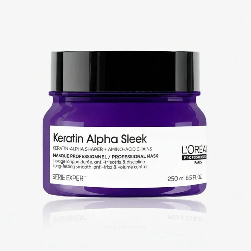 L'Oréal Professionnel Keratin Alpha Sleek Maschera Anticrespo