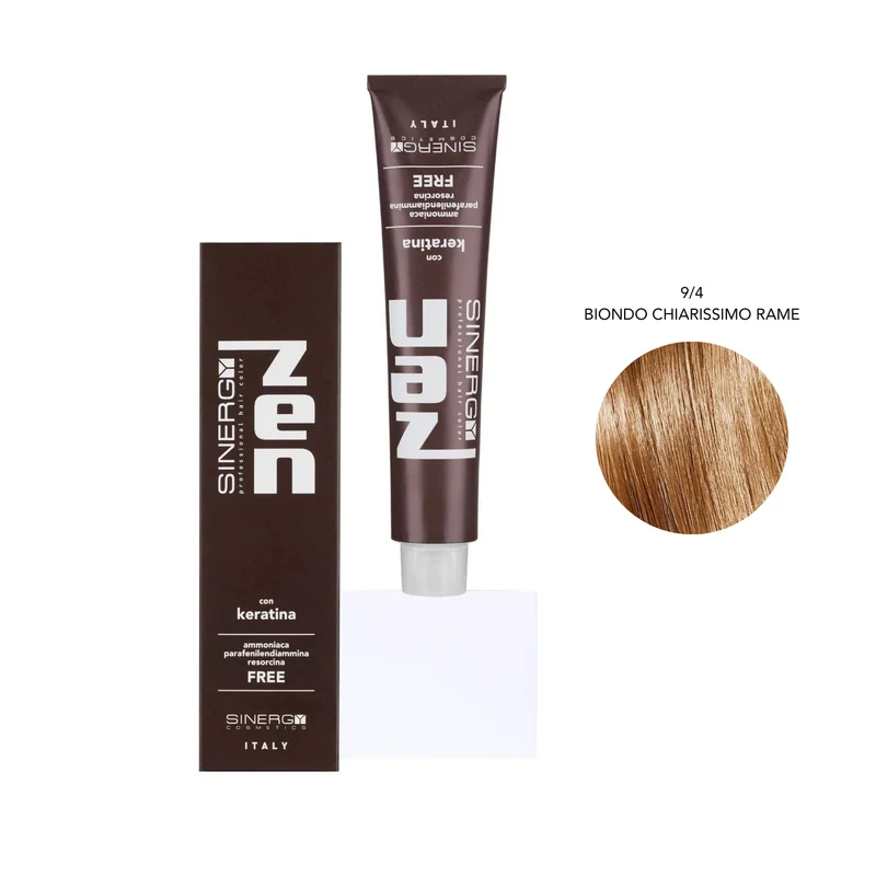 Zen Color Keratin 9.4 Biondo Chiarissimo Rame Free Ammoniaca 100ml