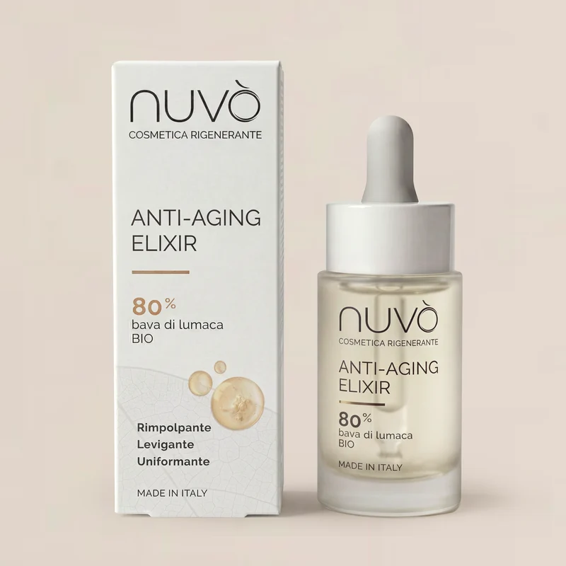 Anti-Aging Elixir Siero viso bava di lumaca 80% e Acetil Esapeptide-8 30ml