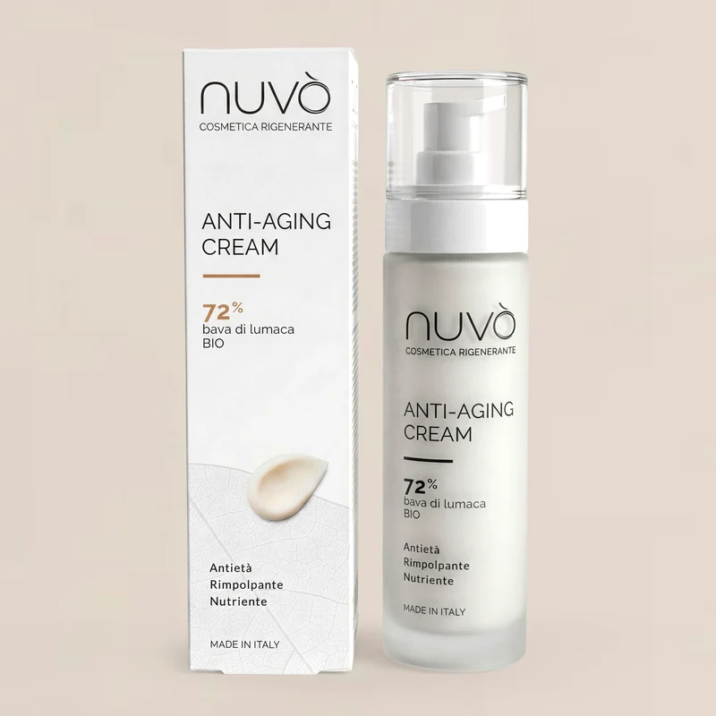 Anti-Aging Cream Crema viso bava di lumaca 72% e Acido ialuronico 50ml