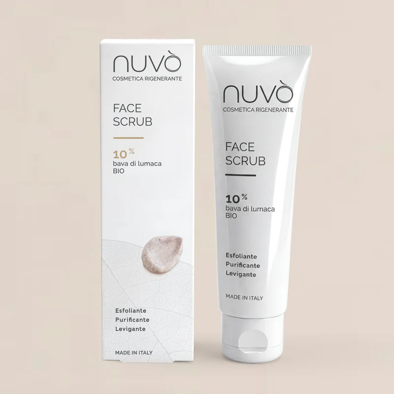 Scrub viso con bava di lumaca 10% e acido salicilico 75 ml