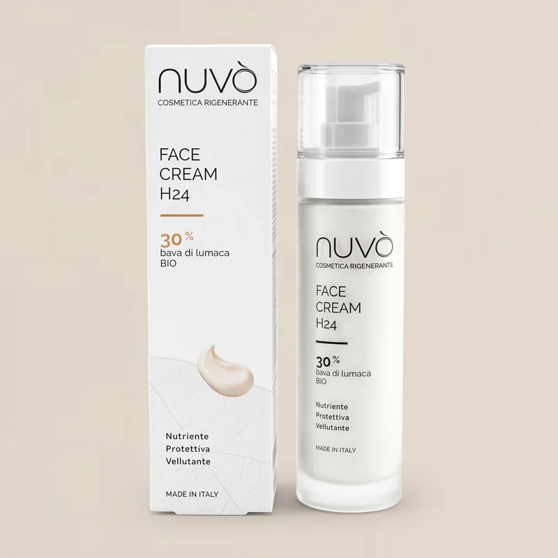 Face Cream h24 Crema viso con bava di lumaca 30% per tutti i tipi di pelle 50ml