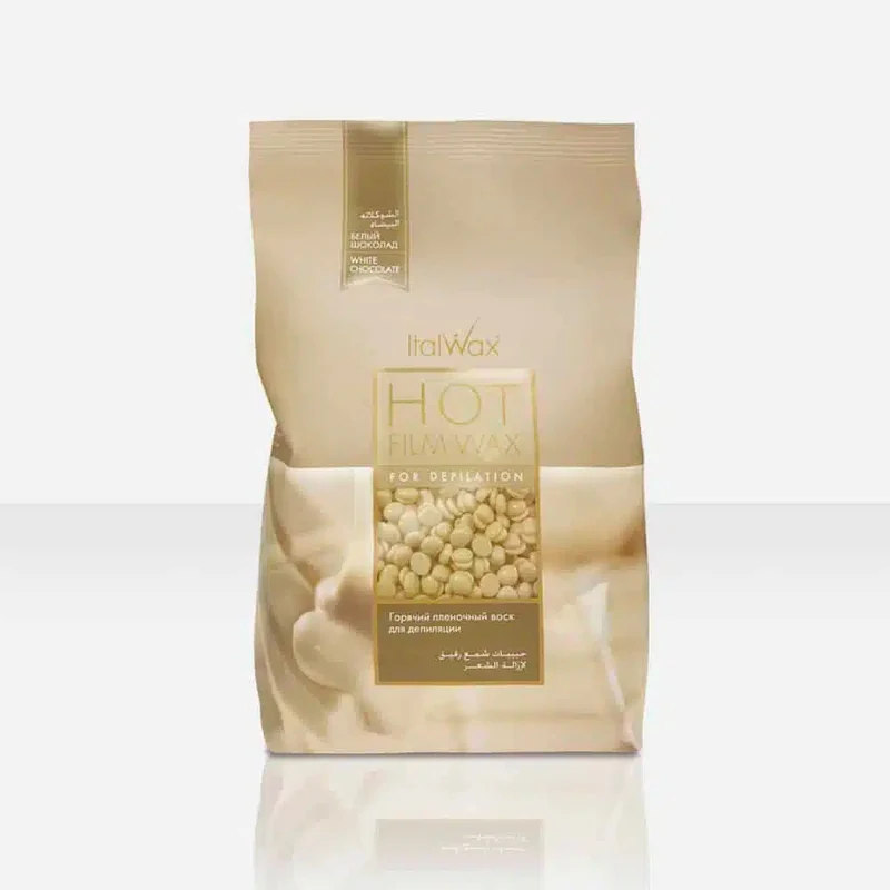 Italwax Hot Film Wax 1kg - Cera Brasiliana Cioccolato Bianco