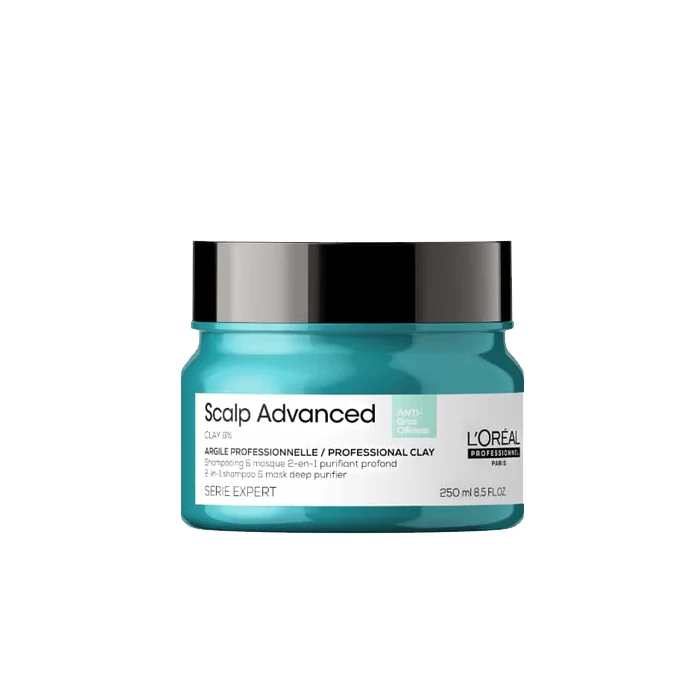 L'Oréal Serie Expert Scalp Advanced Argile 2-In-1 Deep Purifier Clay 250ml - Shampoo e maschera 2 in 1 purificante