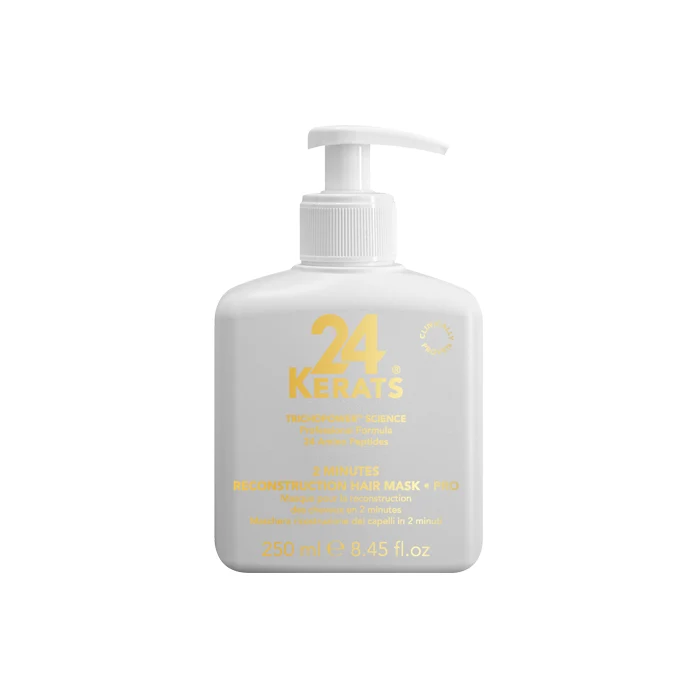 24 Kerats 2 Minutes Reconstruction Hair Mask PRO 250ml - Maschera ricostruzione
