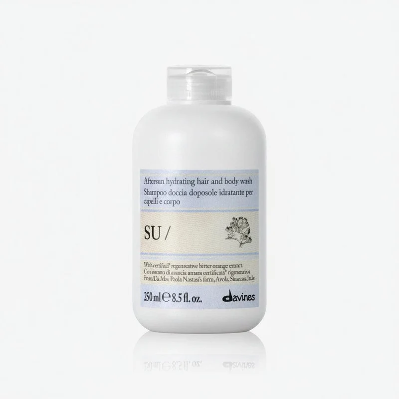 Davines SU Hair & Body Wash Shampoo Doccia Doposole