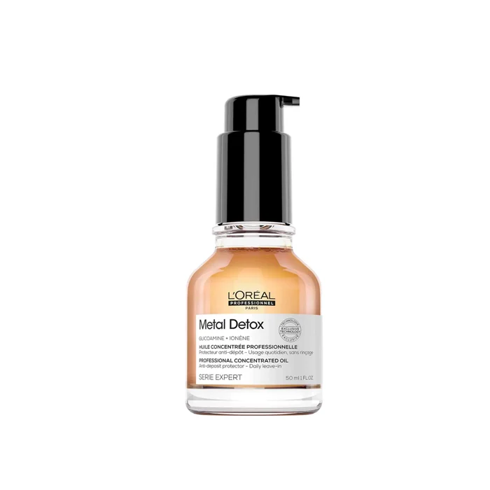L'Oreal Serie Expert Metal Detox Concentrated Oil 50 ml - Olio concentrato anti-deposito
