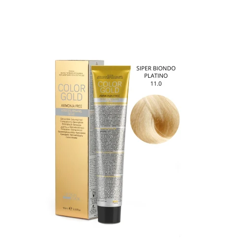 Design Look Color Gold Keratin 11.0 Free Ammoniaca 100ml - Siper Biondo Platino
