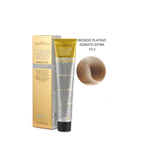 Design Look Color Gold Keratin 10.3 Free Ammoniaca 100ml - Biondo Platino e Dorato
