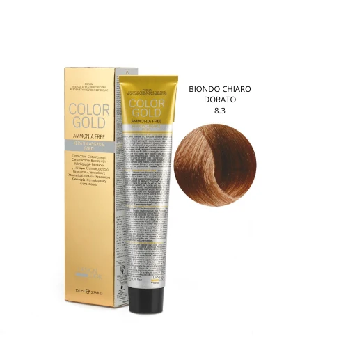 Design Look Color Gold Keratin 8.3 Free Ammoniaca 100ml - Biondo Chiaro Dorato