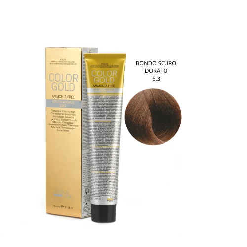 Design Look Color Gold Keratin 6.3 Free Ammoniaca 100ml - Biondo Scuro Dorato