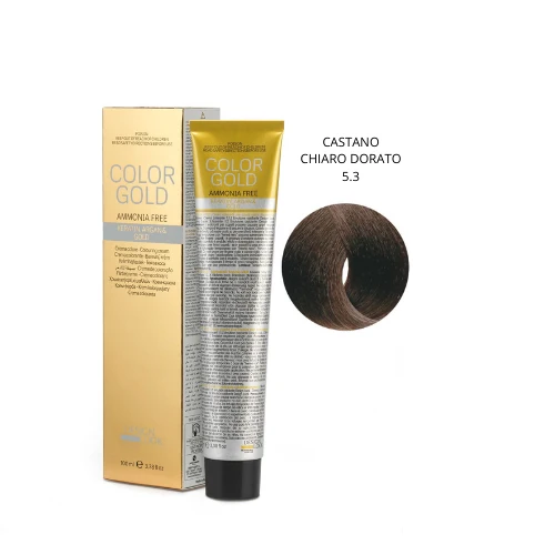 Design Look Color Gold Keratin 5.3 Free Ammoniaca 100ml - Castano Chiaro Dorato