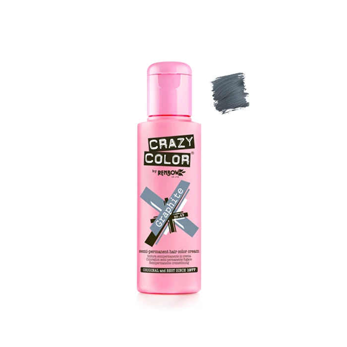 Crazy Color Graphite 100 ml - Crema Colorante Grafite
