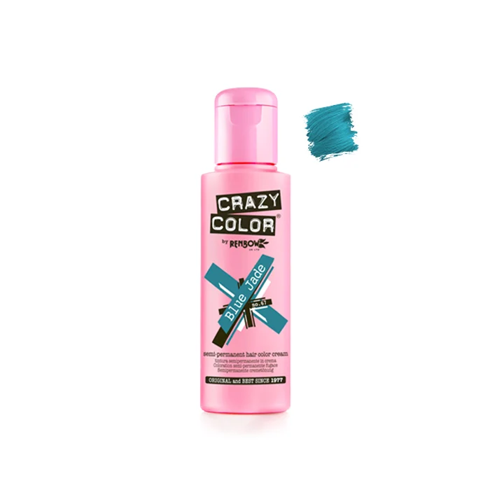 Crazy Color Blue Jade 100ml - Crema Colorante Blu Giada